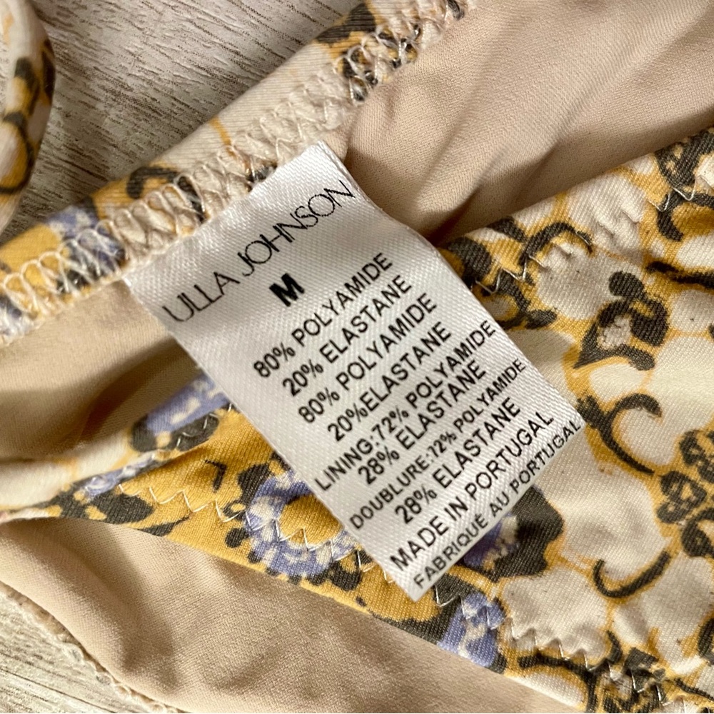 Ulla Johnson Brynn String Bikini Bottom Citrus - image 3